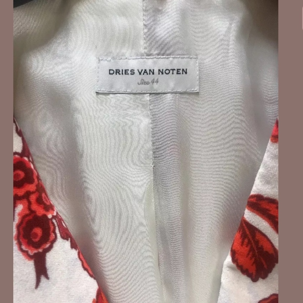 Dries Von Noten Blest Floral Graphic Circle Blazer - Picture 7 of 7